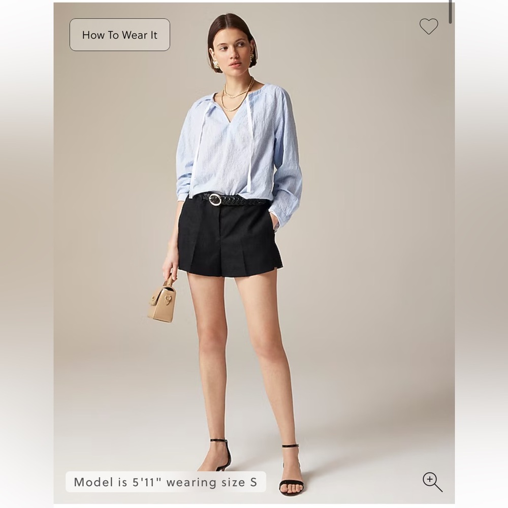 J. Crew 3” Harbor Linen Shorts